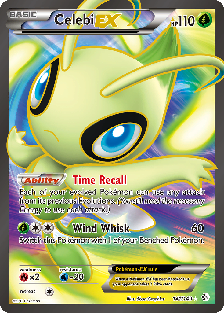 Boundaries Crossed Celebi EX #141/149